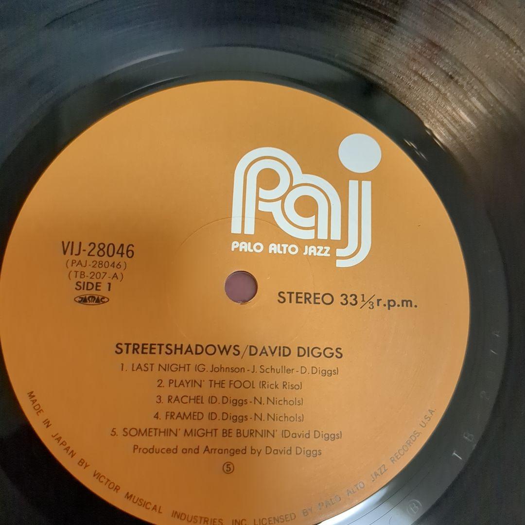 David Diggs - Streetshadows (Mint Summer) Japan LP Jazz Fusion w/Obi Rare