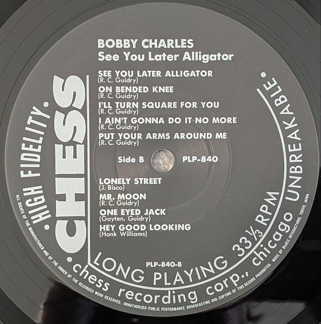 Bobby Charles - See You Later Alligator LP Vinyl Japan P-Vine PLP-840 w/ Obi