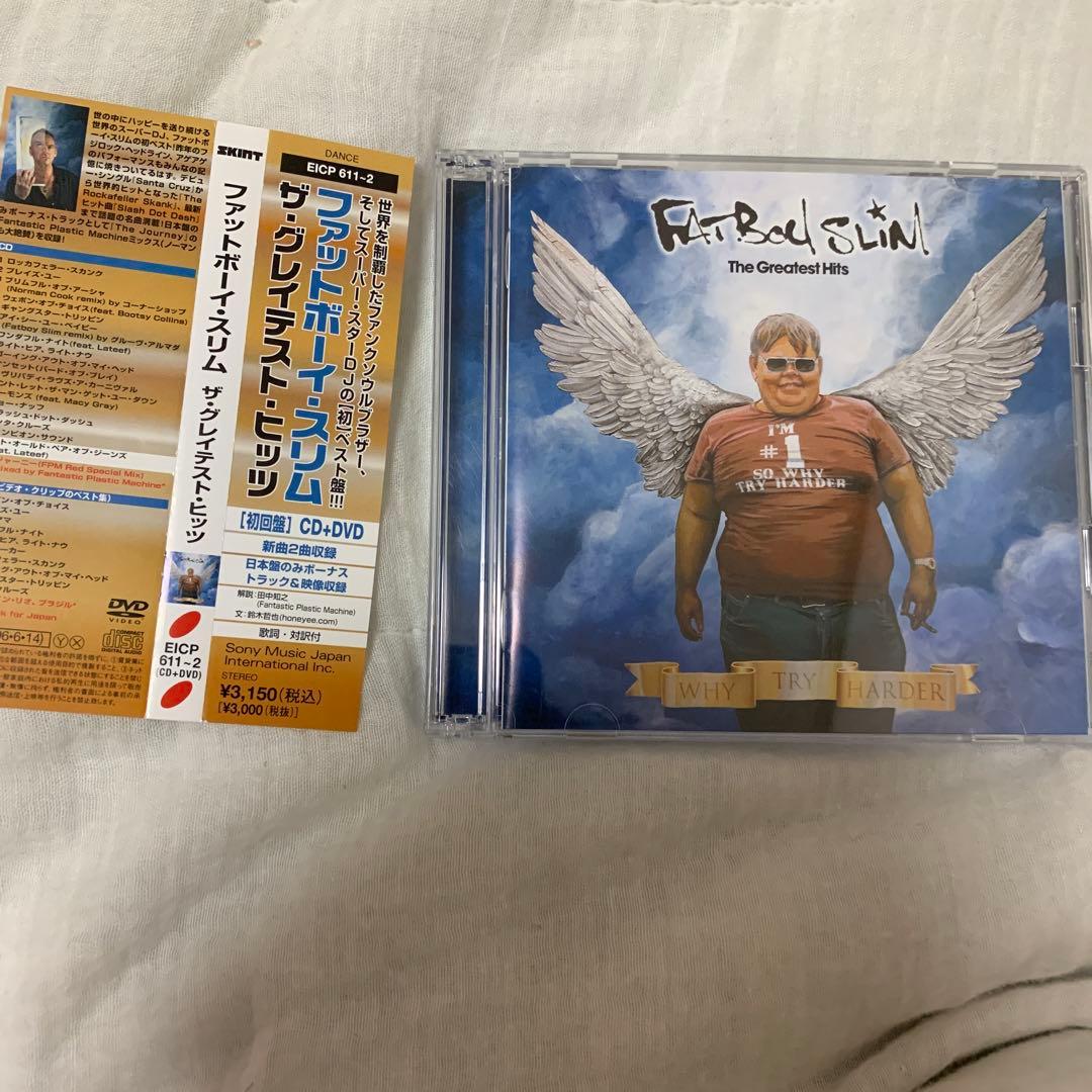 Fatboy Slim The Greatest Hits CD+DVD Japan Press with OBI Limited Edition