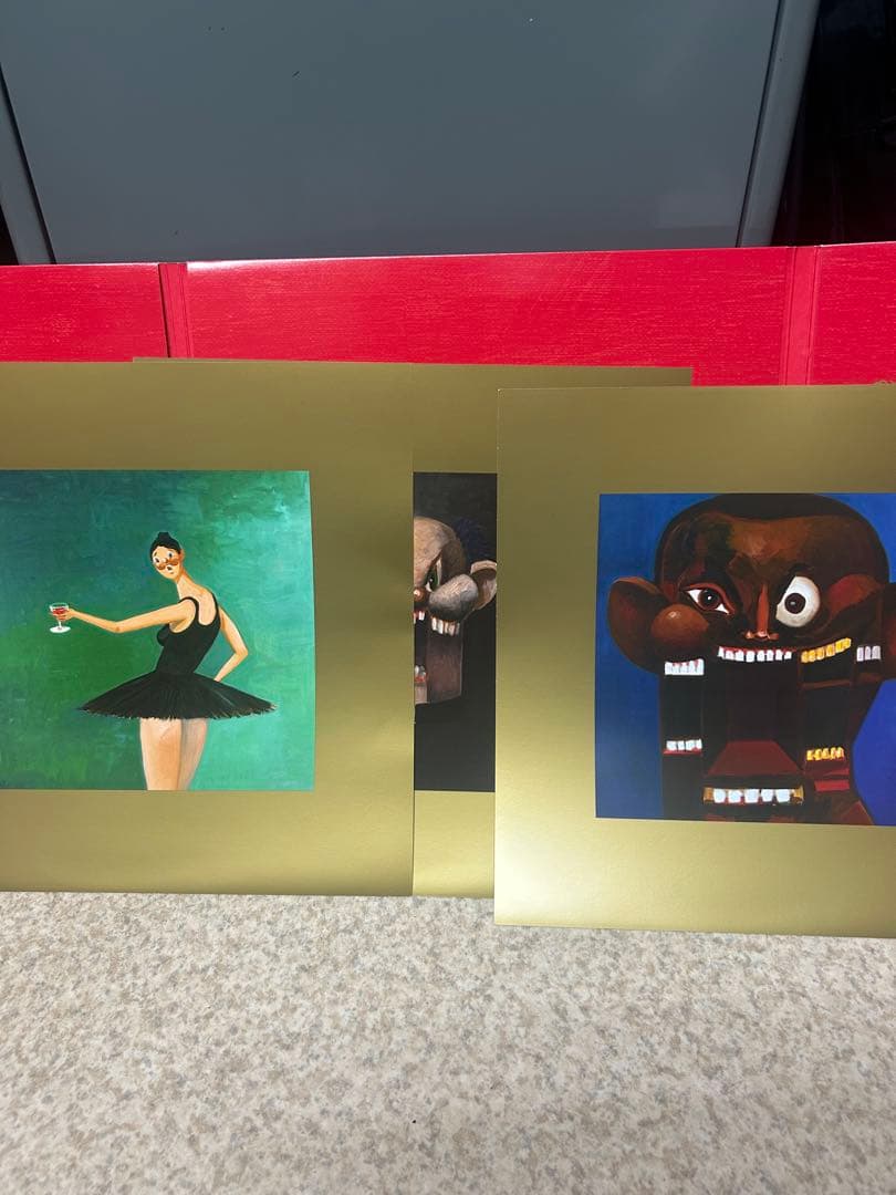 Kanye West My Beautiful Dark Twisted Fantasy 3LP Vinyl Record Set Japan Edition