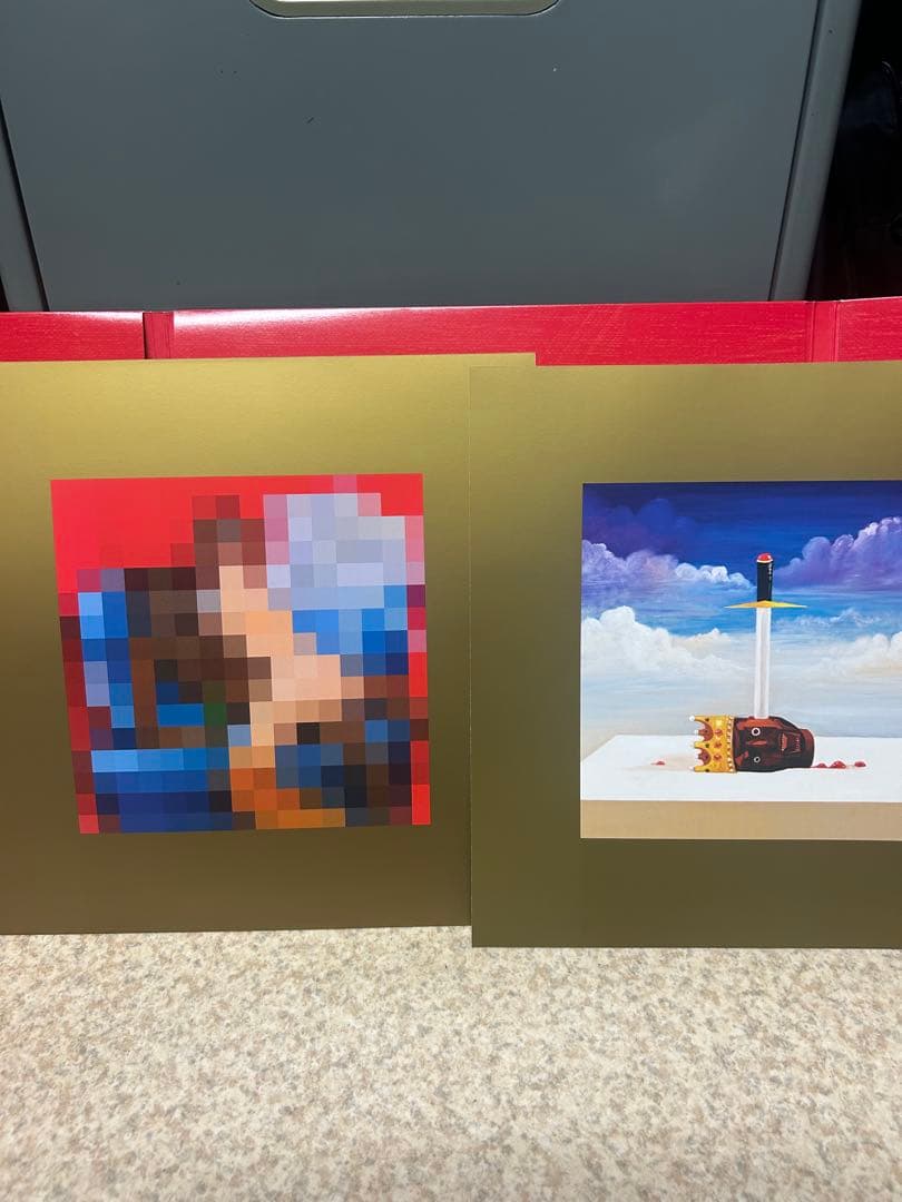 Kanye West My Beautiful Dark Twisted Fantasy 3LP Vinyl Record Set Japan Edition