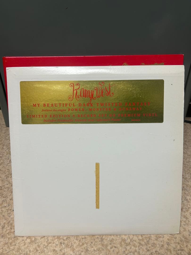 Kanye West My Beautiful Dark Twisted Fantasy 3LP Vinyl Record Set Japan Edition