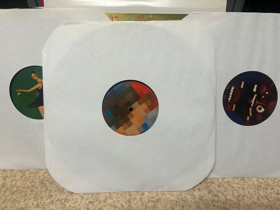 Kanye West My Beautiful Dark Twisted Fantasy 3LP Vinyl Record Set Japan Edition