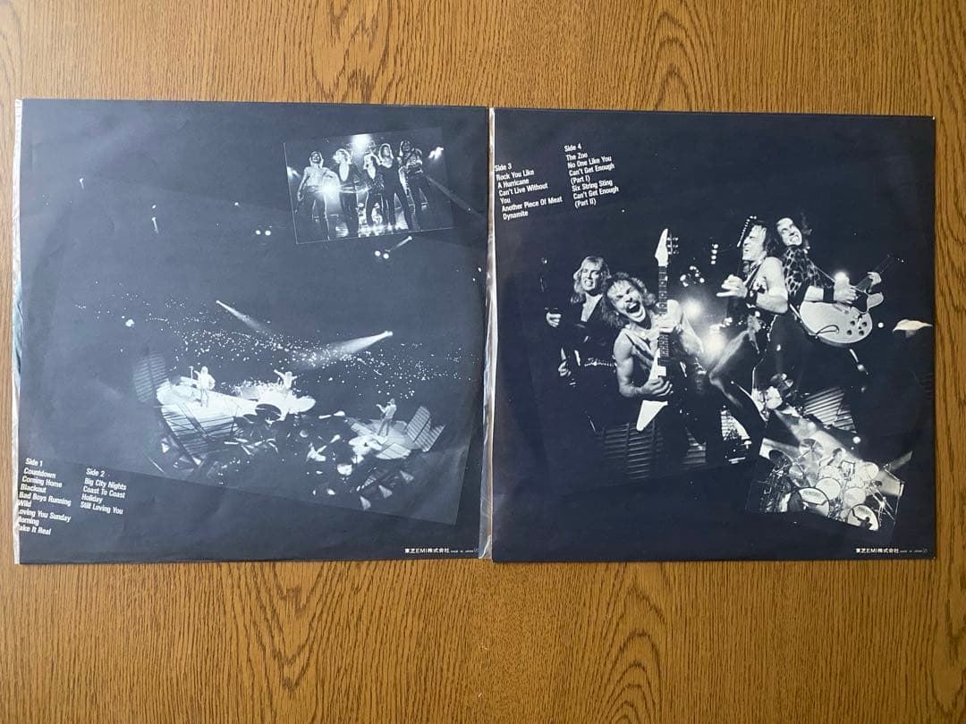 SCORPIONS World Wide Live 2LP Japan 1985 EMS-6178-79 Obi Gatefold Hard Rock