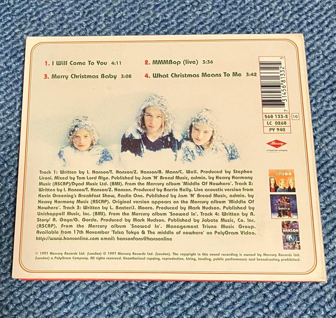 Hanson I Will Come To You CD Limited Edition 1997 with Special Poster