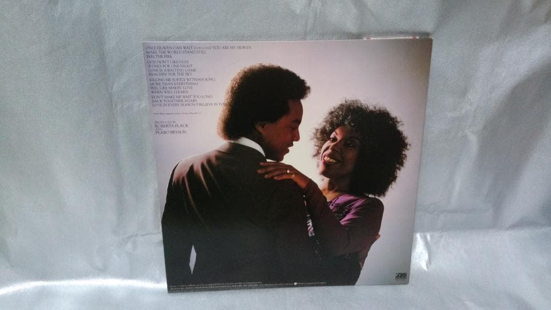 Roberta Flack & Peabo Bryson - Live & More Japan 2LP Original w/ Obi & Liner