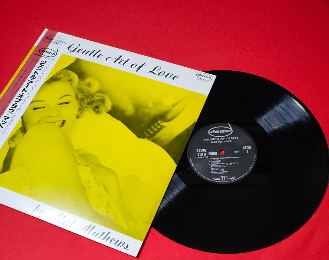 Mat Mathews - The Gentle Art Of Love LP Japan 1988 Reissue Jazz Accordion