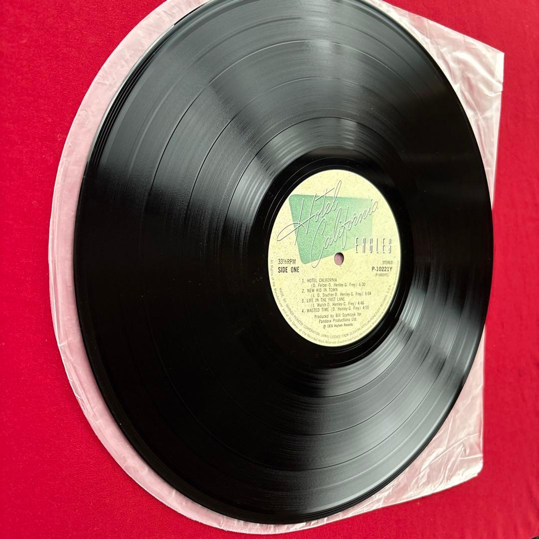 Eagles Hotel California LP with Poster Near Mint Vinyl Record Used | Japansoundstore