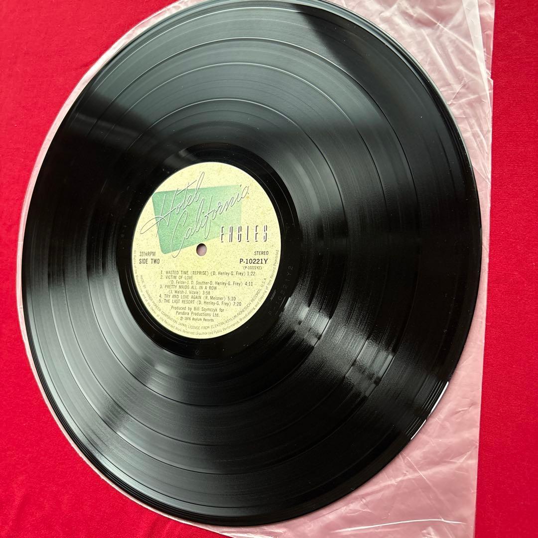 Eagles Hotel California LP with Poster Near Mint Vinyl Record Used | Japansoundstore