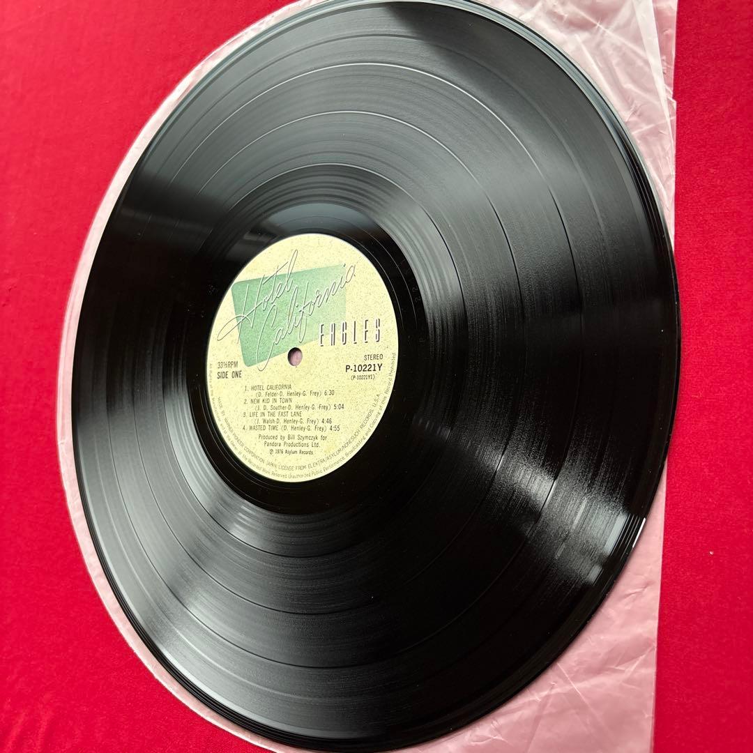 Eagles Hotel California LP with Poster Near Mint Vinyl Record Used | Japansoundstore
