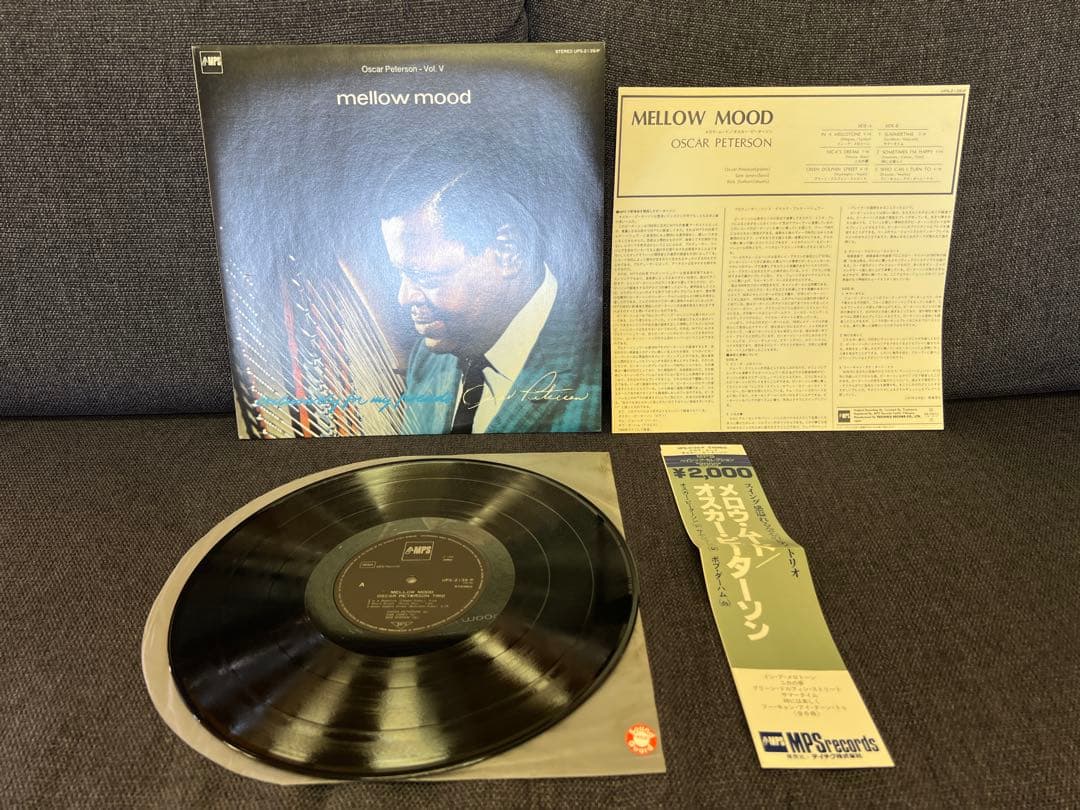 Oscar Peterson Trio - Mellow Mood LP Japan MPS Records UPS-2139-P w/ Obi