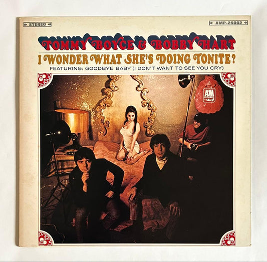 Tommy Boyce & Bobby Hart Vinyl LP Wonder What She's Doing Tonite 1981 Used | Japansoundstore