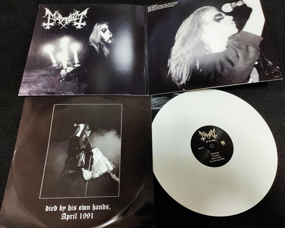 Mayhem Live in Leipzig White Vinyl LP Limited Edition Reissue 2009 Century Media