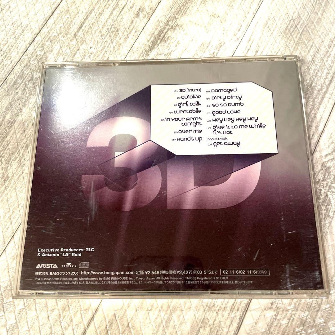 TLC 3D Japan Press CD Arista BMG Funhouse 2002 Includes Bonus Track
