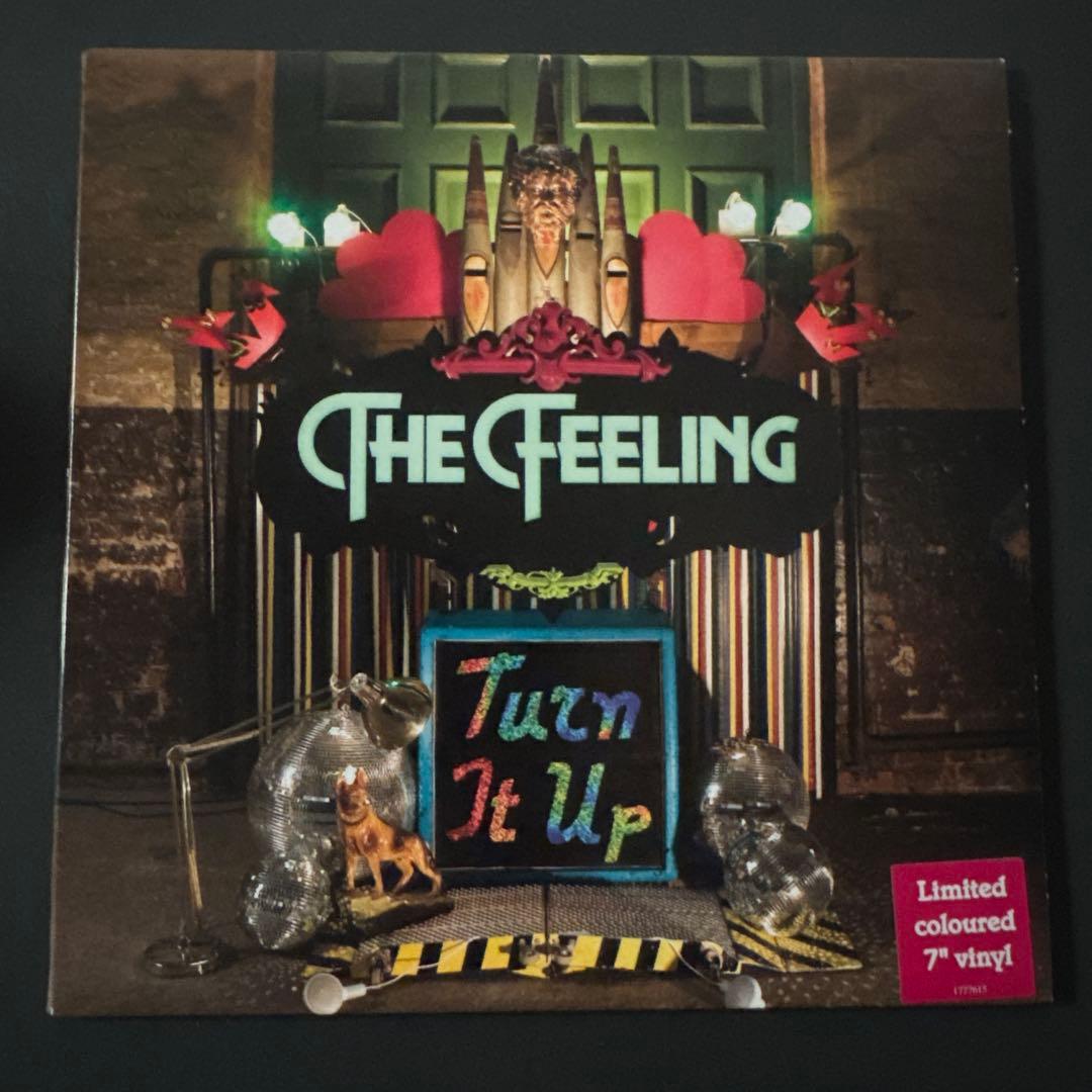 THE FEELING Turn It Up Limited Coloured 7" Vinyl Single UK Pop Rock
