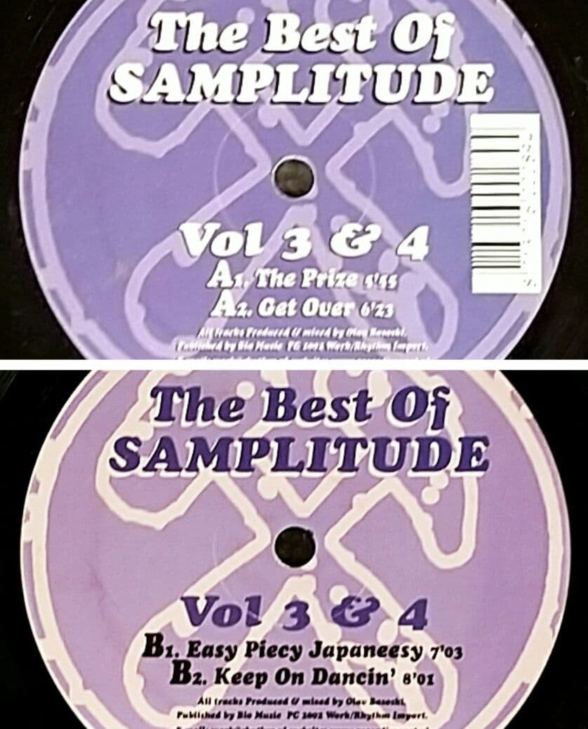 Olav Basoski - The Best Of SAMPLITUDE Vol 3 & 4 Vinyl 12" House Techno Club