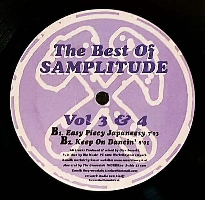 Olav Basoski - The Best Of SAMPLITUDE Vol 3 & 4 Vinyl 12" House Techno Club