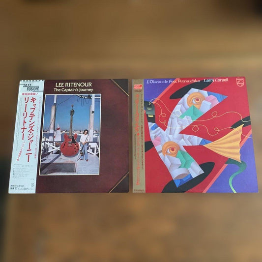 Lee Ritenour & Larry Coryell Jazz Fusion Records 2LP Used Excellent | Japansoundstore