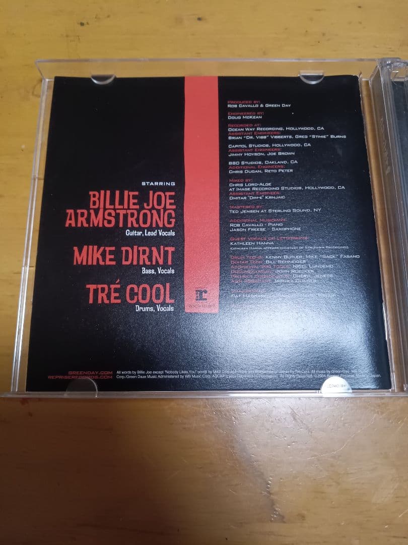Green Day American Idiot 2CD Japan Press Album Set Pre-owned