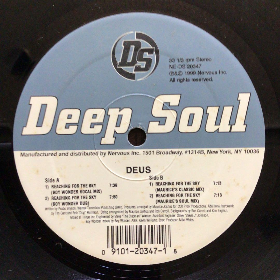DEUS Reaching For The Sky 12" Vinyl 1999 House Music Classic Deep Soul Records