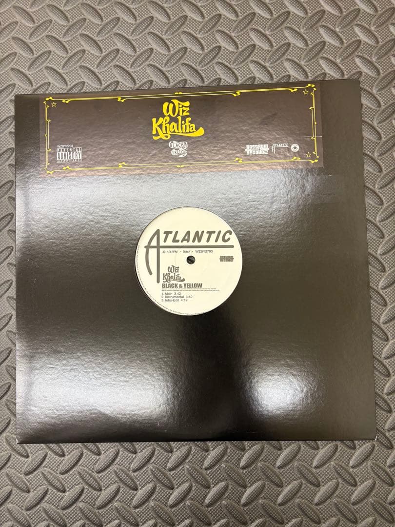 Wiz Khalifa - Black & Yellow 12" Vinyl Record Original US Pressing Hip Hop