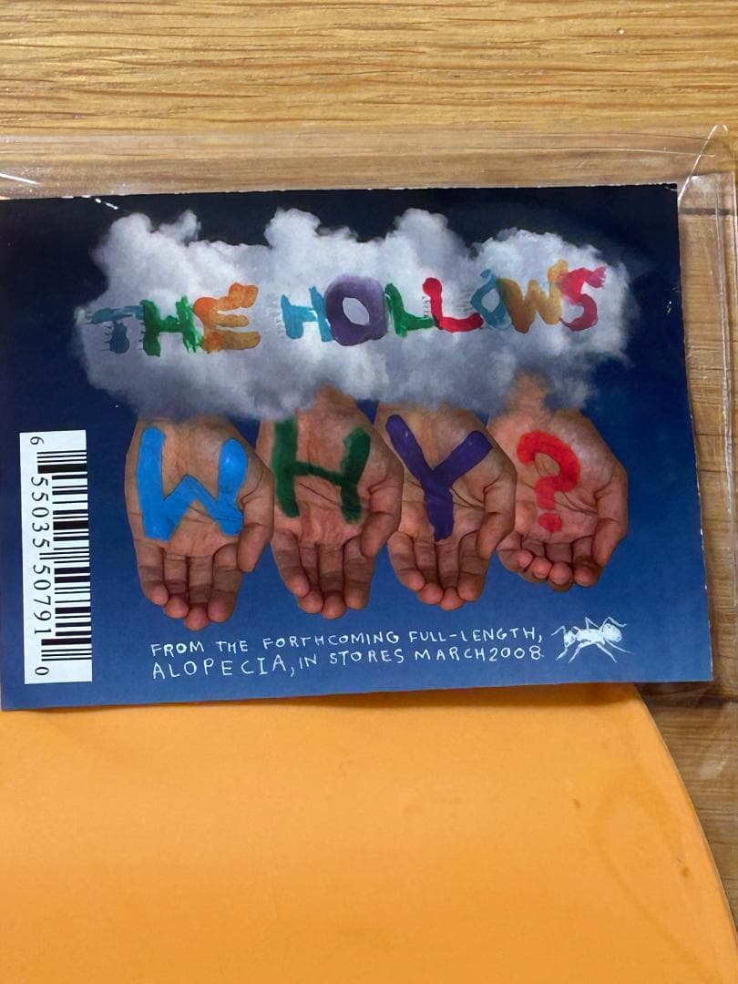 Why? The Hollows 12" Orange Color Vinyl Anticon 2007 Indie Hip Hop
