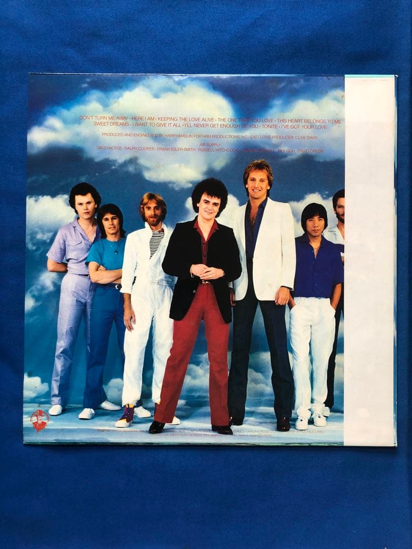 Air Supply - The One That You Love Vinyl LP Japan 25RS-127 With Obi Lyric Sheet