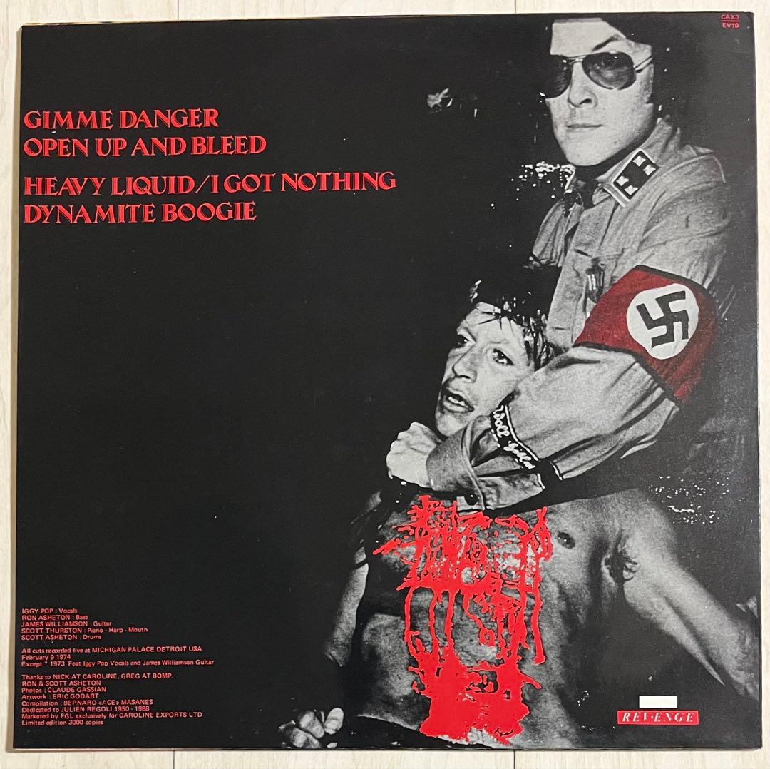 Iggy and The Stooges - Gimme Danger LP Pink Vinyl France Pressing 1988 Rare