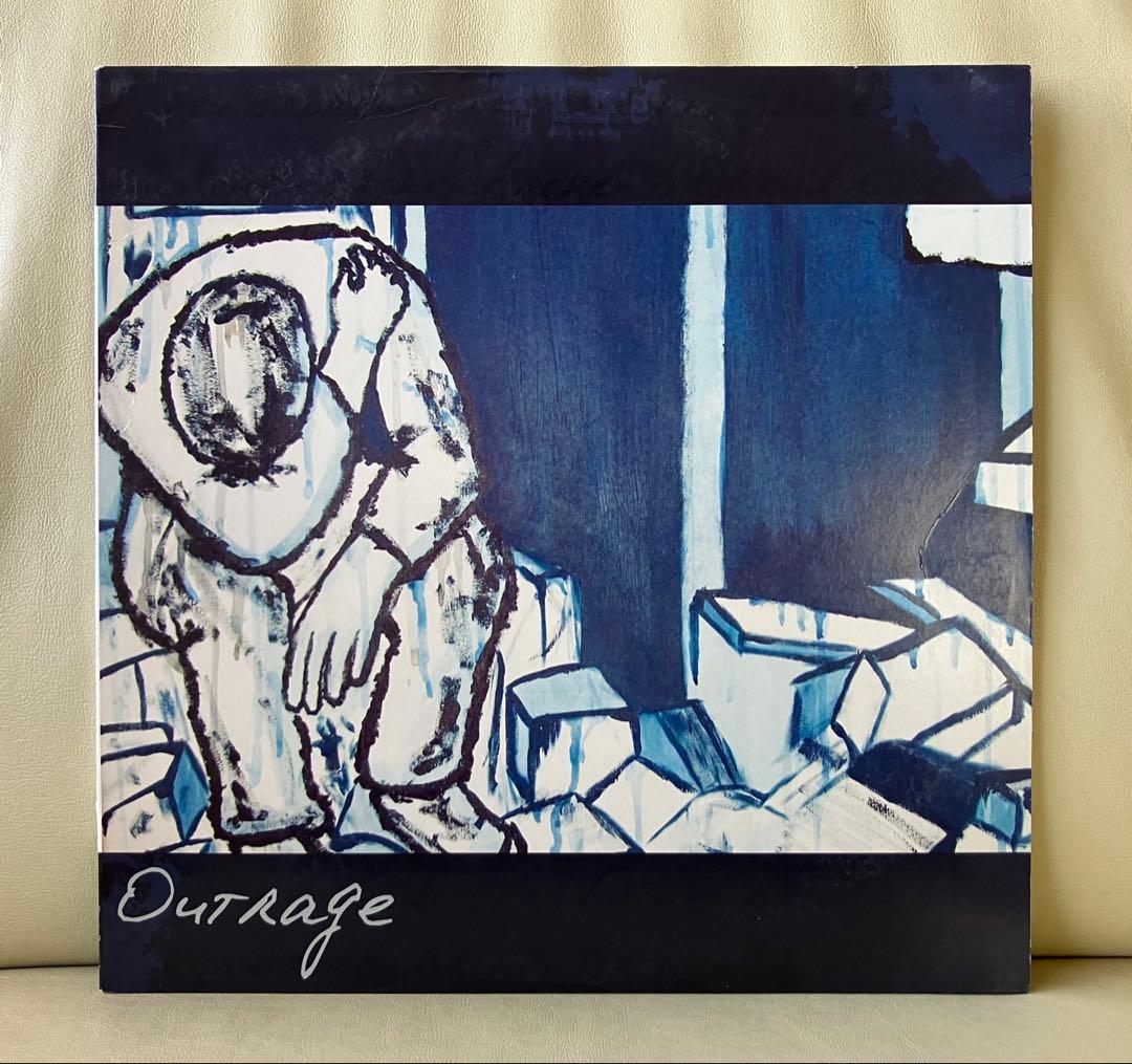 Outrage - Broken LP Clear Vinyl Panic Records 2009 US Original Hardcore