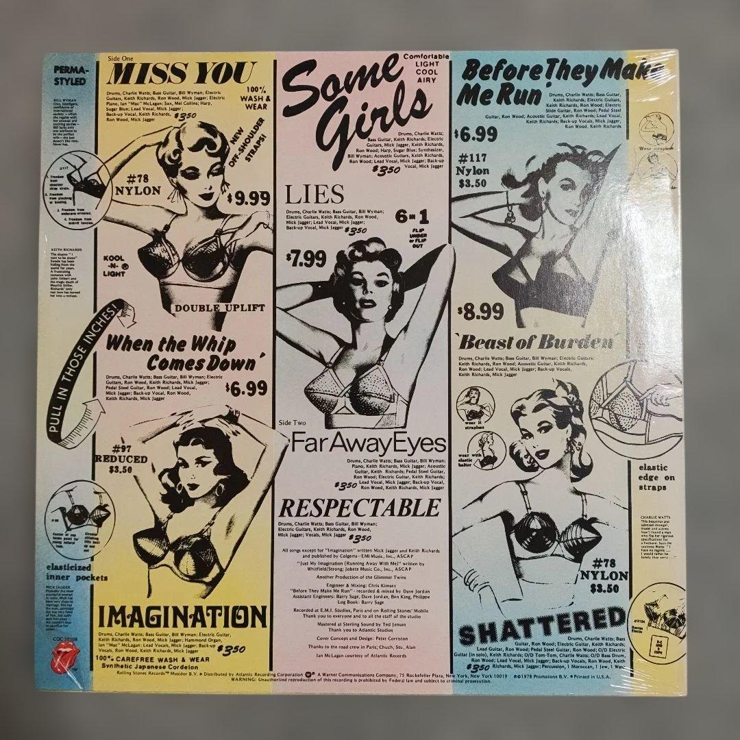 The Rolling Stones Some Girls Vinyl LP US Original 1978 Gimmick Cover Shrink