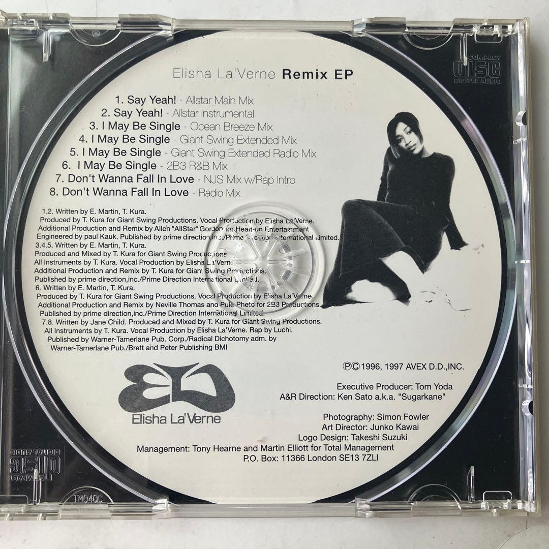 Elisha La'Verne Remix EP CD Japan Press 1997 R&B Classic CTCR-13091