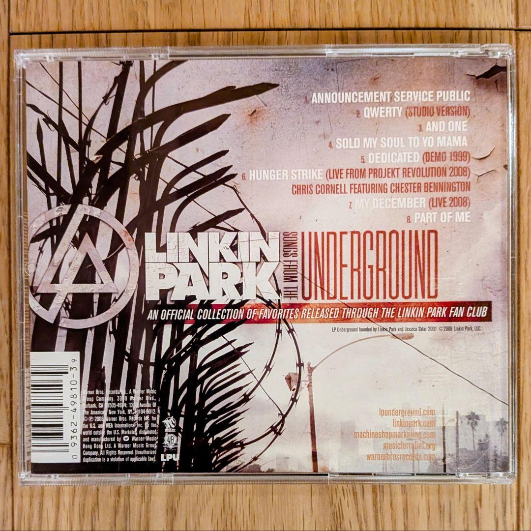 Linkin Park Songs From The Underground CD Japan Import 2008 Fan Club Exclusive
