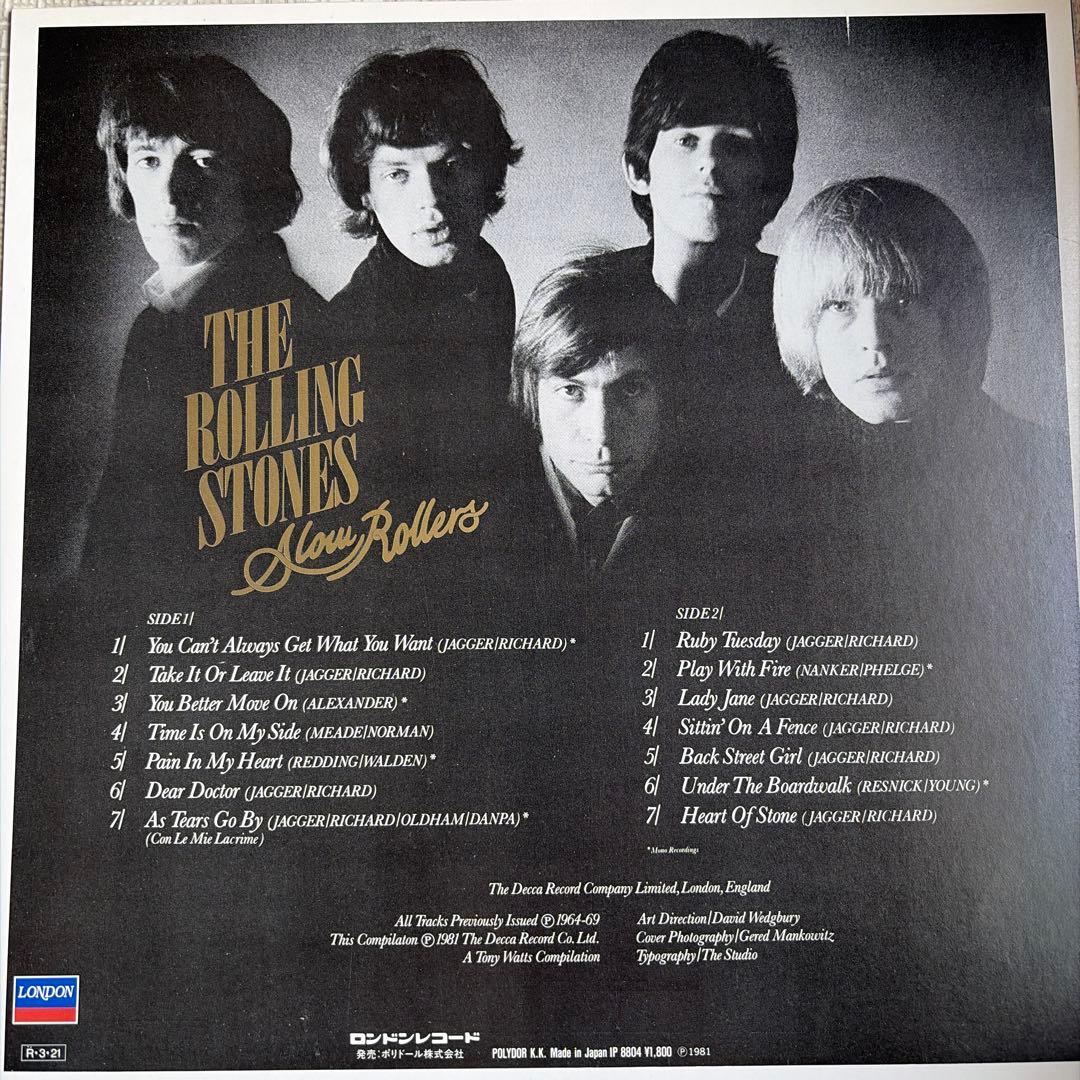 The Rolling Stones - Slow Rollers Vinyl LP Japan 1988 Pressing L18P-1824