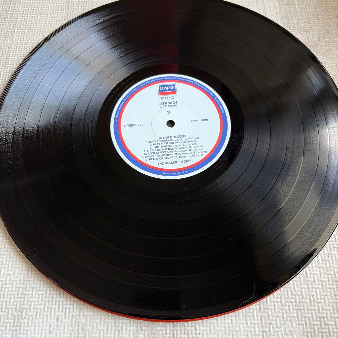 The Rolling Stones - Slow Rollers Vinyl LP Japan 1988 Pressing L18P-1824