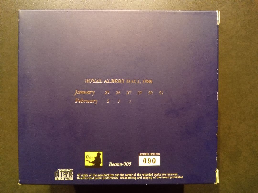 Eric Clapton 1988 Live CD Limited Edition 18 Discs Sealed Album | Japansoundstore