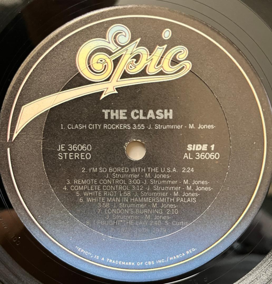 The Clash LP Record US Original Green Vinyl Excellent Condition | Japansoundstore