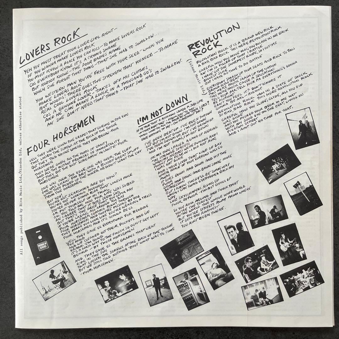 The Clash London Calling 1979 Japan 2LP Gatefold w/ Obi & Lyric Sheet
