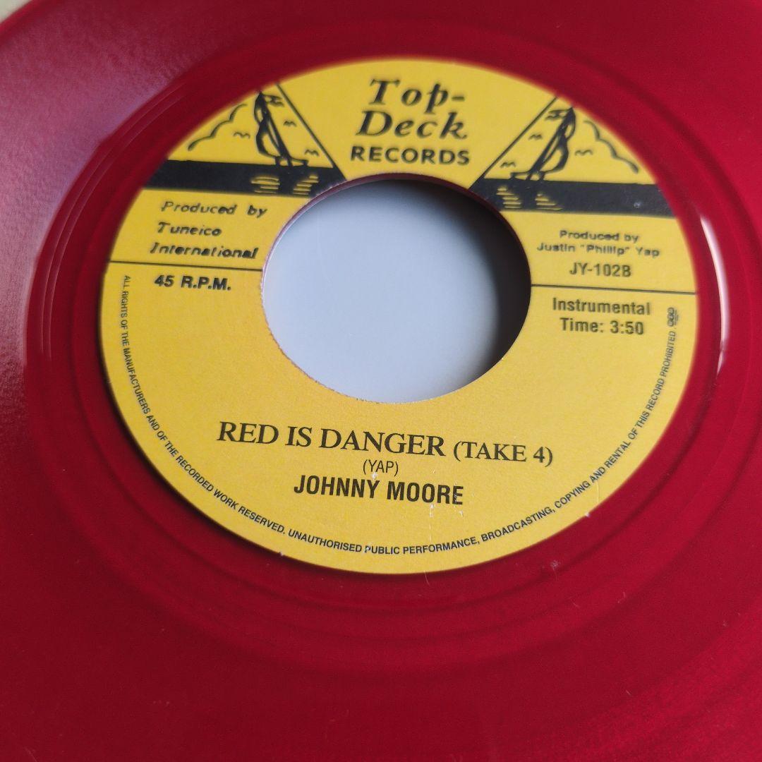Jackie Opel - Turn To The Almighty / Johnny Moore - Red Is Danger 7" Vinyl Recor