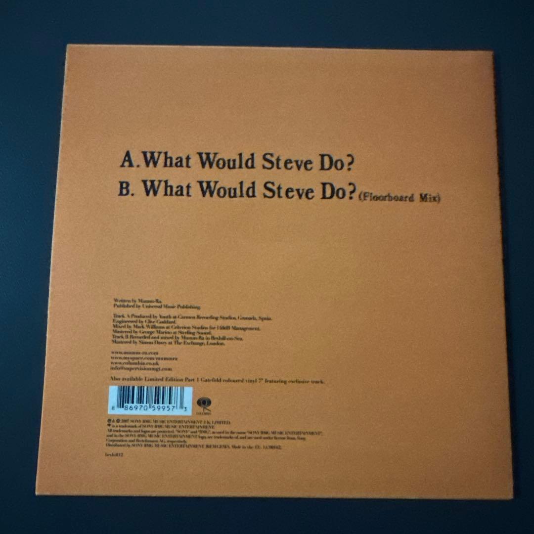 Mumm-Ra - What Would Steve Do? Limited Edition Yellow Vinyl 7" Single