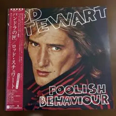 Rod Stewart Foolish Behaviour Vinyl LP Japan Pressing w/ OBI