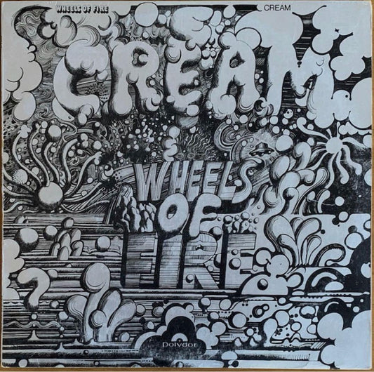 Cream - Wheels Of Fire (In The Studio) 1968 UK Original Mono LP Vinyl Record