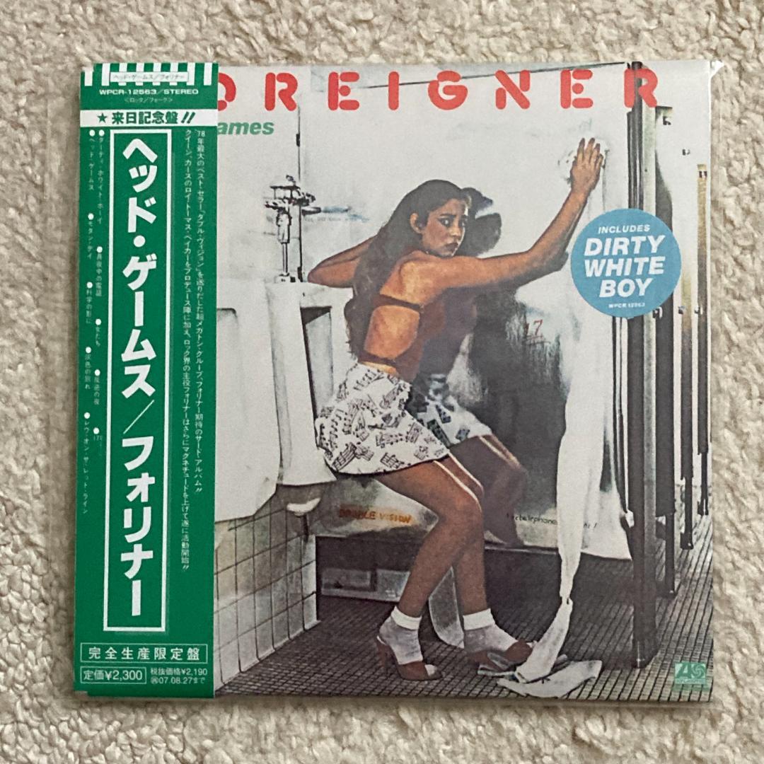 Foreigner - Head Games CD Japan Paper Sleeve Mini LP Reissue 2007 OBI Remastered