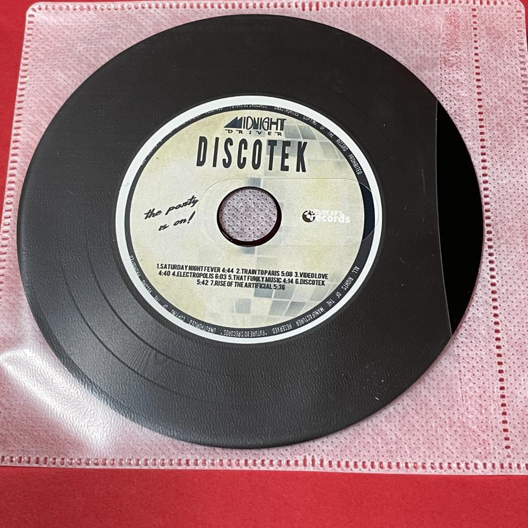 Midnight Driver - Discotek CD 2017 Synthwave AOR Future 80s Records