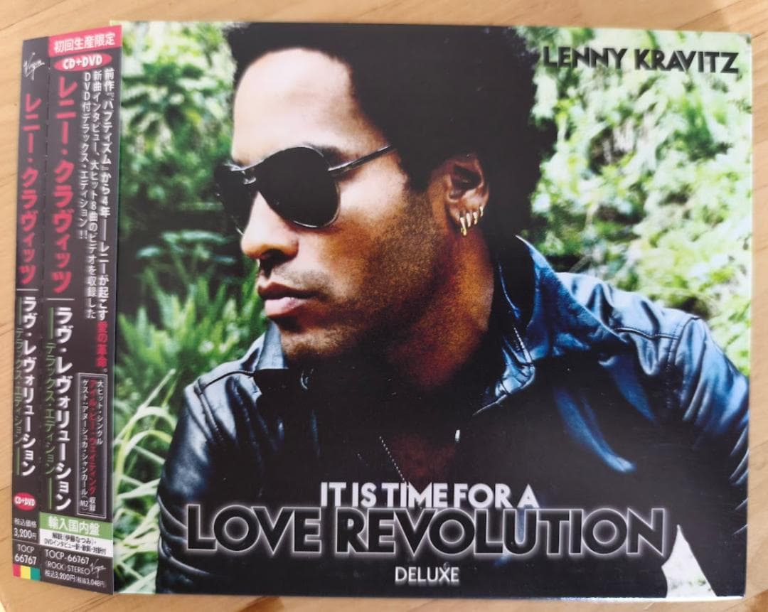Lenny Kravitz It Is Time For A Love Revolution CD+DVD Japan Press with OBI 2008