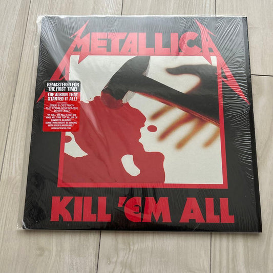 METALLICA Kill 'Em All Vinyl LP Remastered Edition Thrash Metal Classic