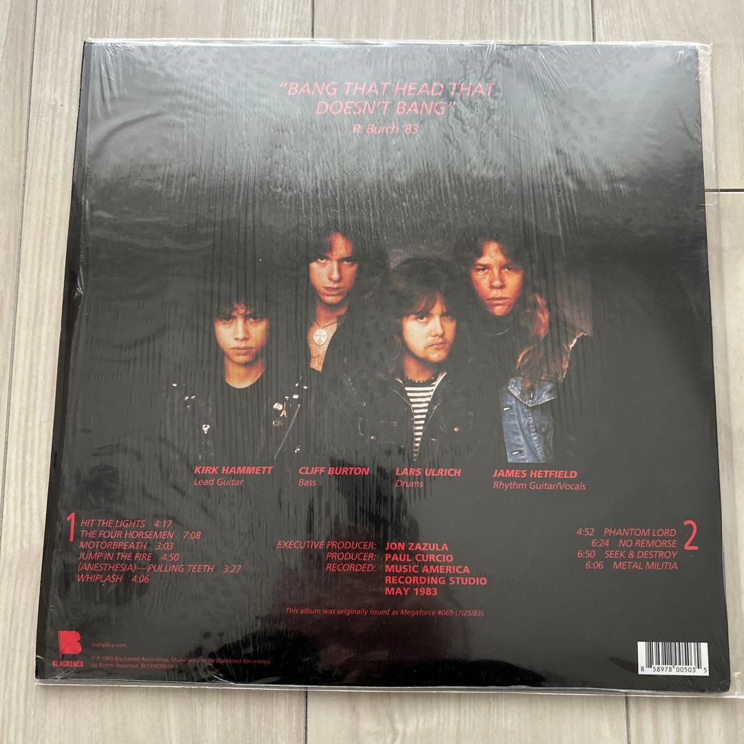 METALLICA Kill 'Em All Vinyl LP Remastered Edition Thrash Metal Classic