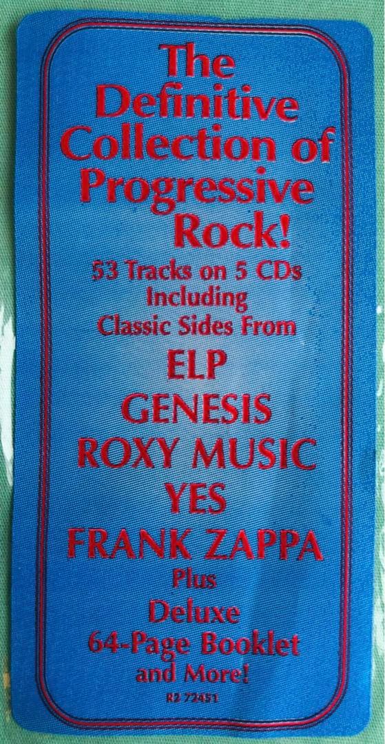 Supernatural Fairy Tales: The Progressive Rock Era 5CD Box Set, 1996 US Edition