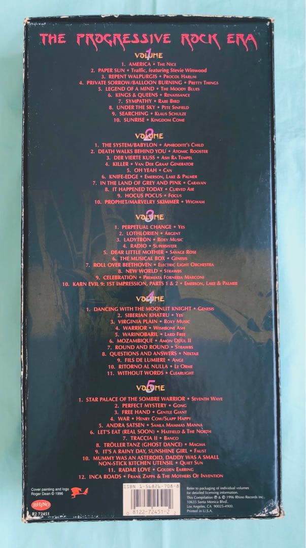 Supernatural Fairy Tales: The Progressive Rock Era 5CD Box Set, 1996 US Edition