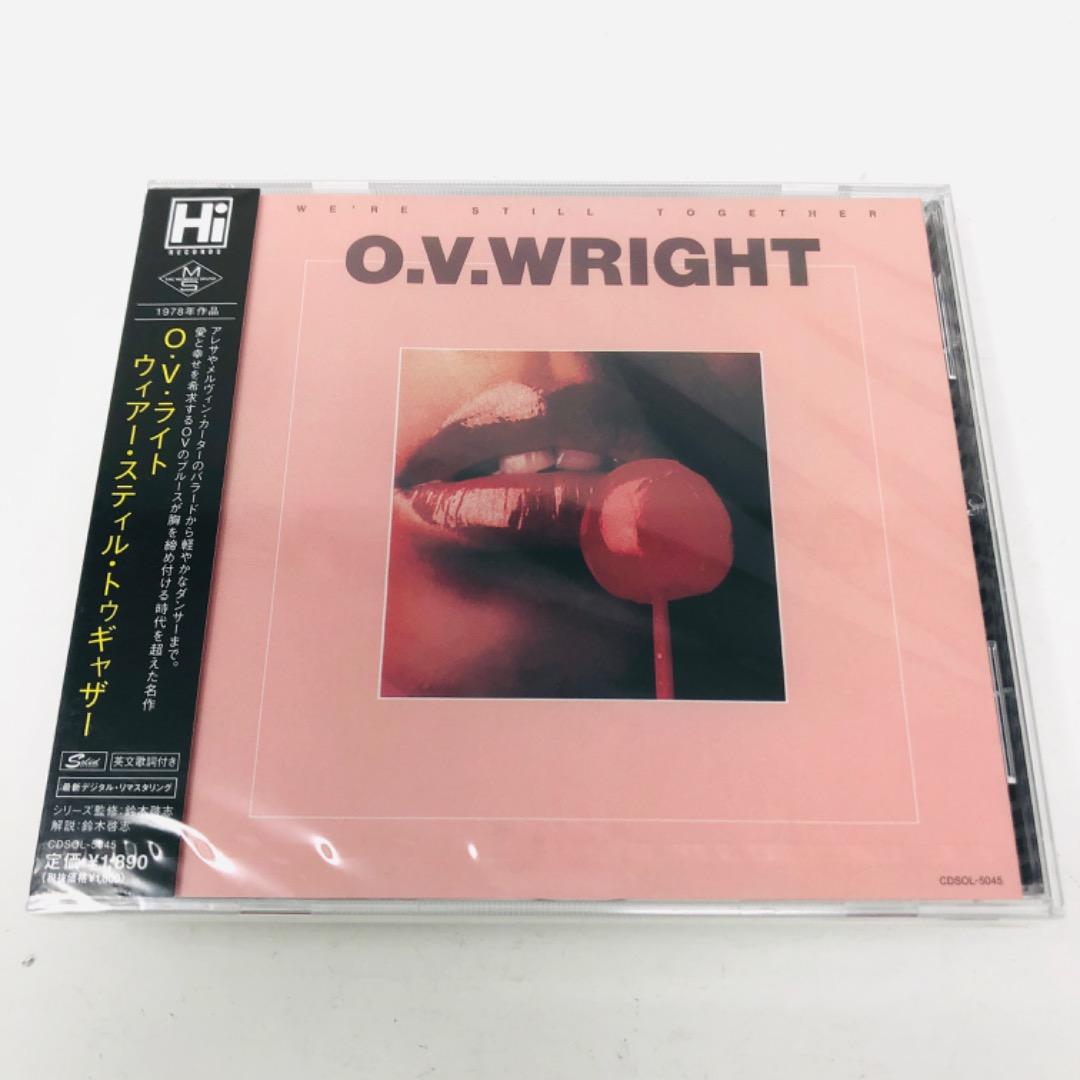 O.V. Wright - We're Still Together CD Japan Press, OBI Strip, 2012 Remaster