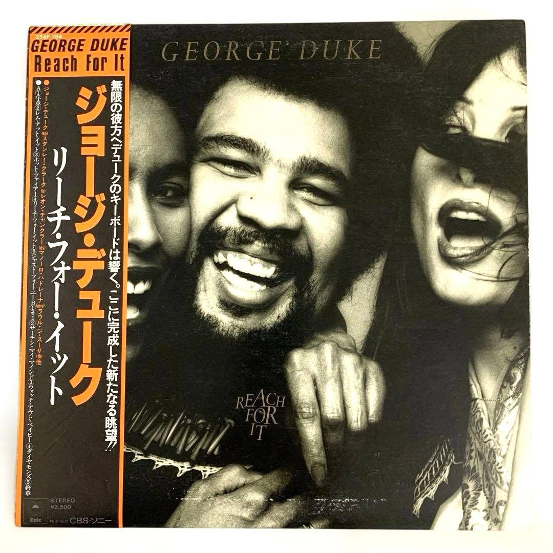 George Duke - Reach For It - Japanese Vinyl LP 1977 Jazz Funk w/Obi